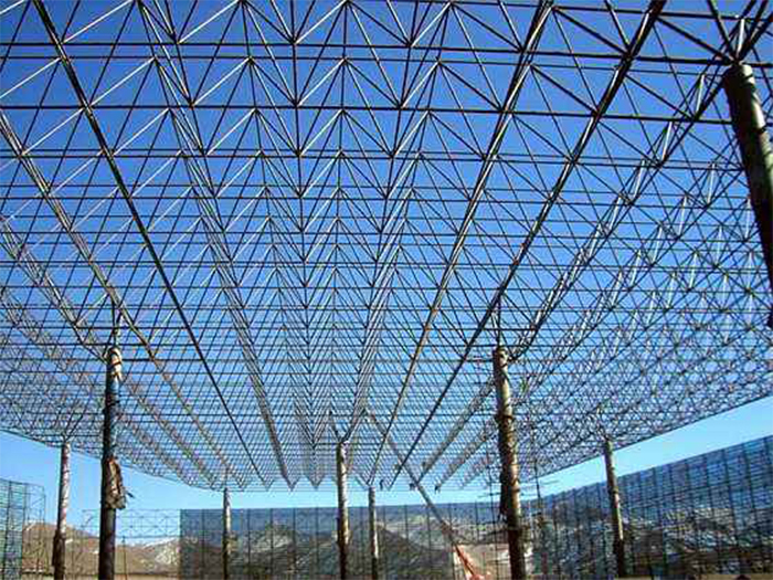 鋼鐵儲料廠房網架